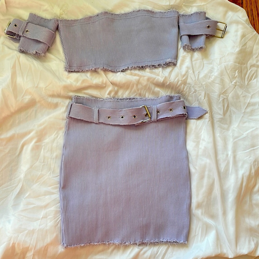Lavender skirt set from Fashion Nova💕 large to XLarge.